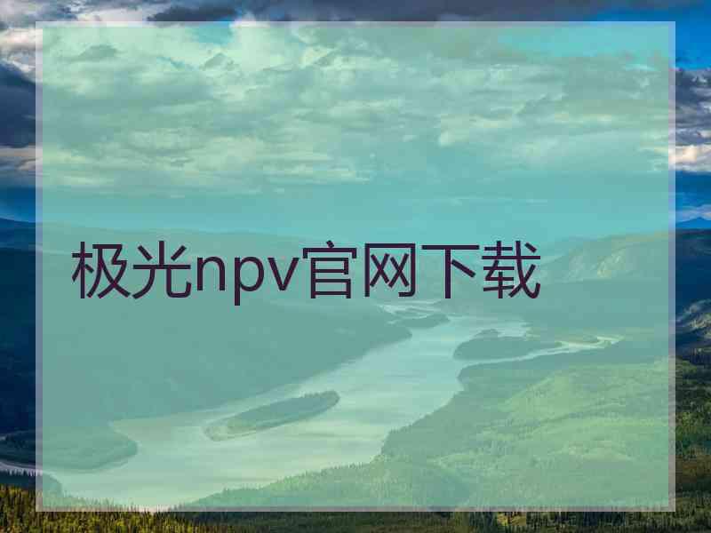 极光npv官网下载