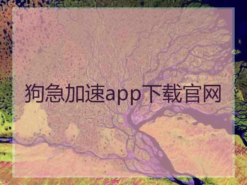 狗急加速app下载官网