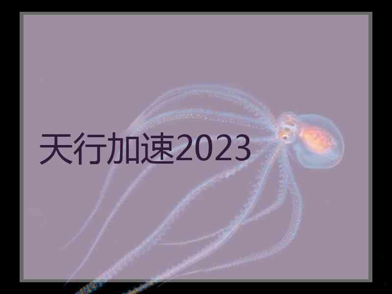 天行加速2023