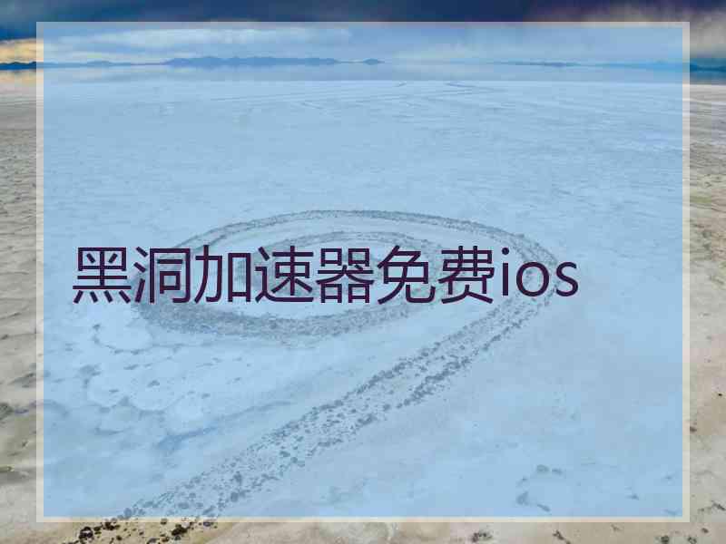 黑洞加速器免费ios