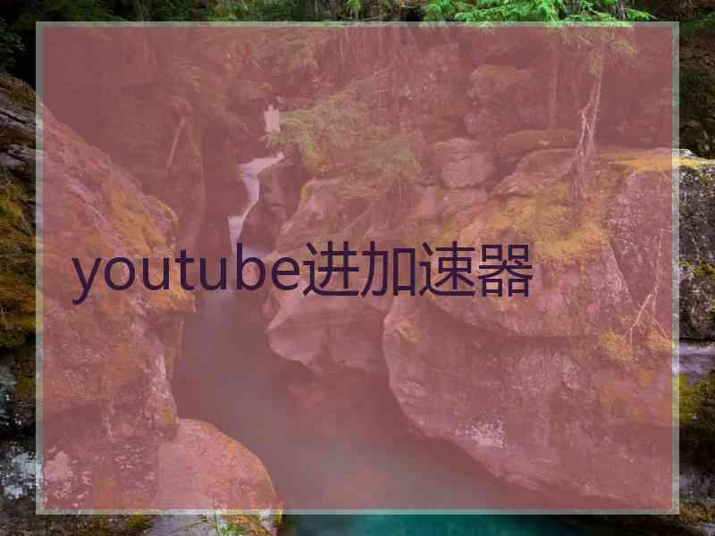 youtube进加速器