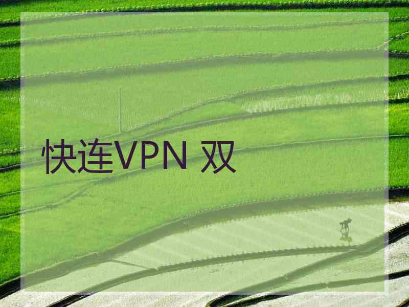 快连VPN 双