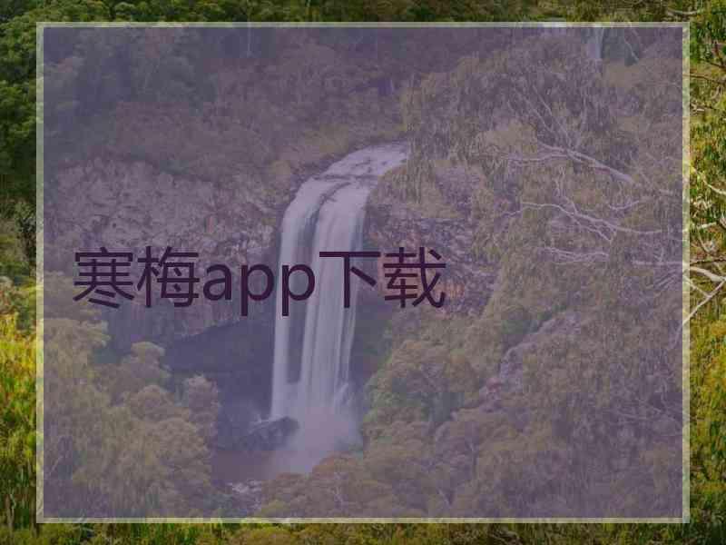 寒梅app下载