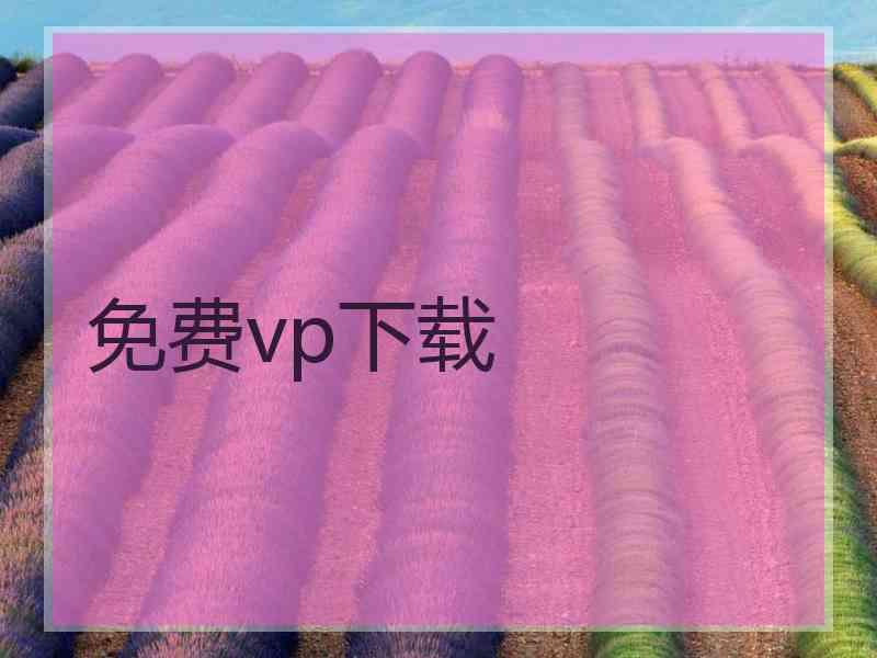 免费vp下载