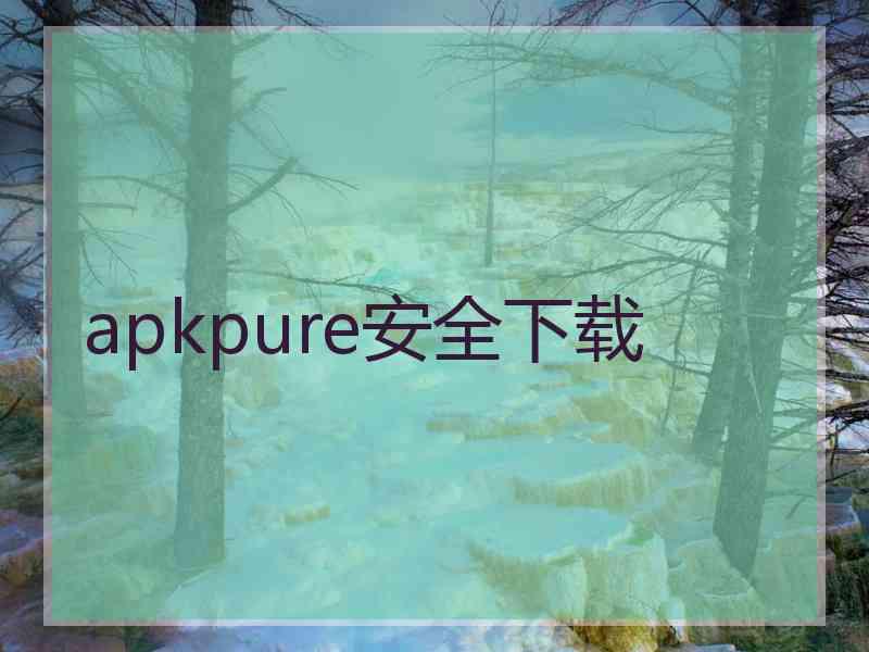 apkpure安全下载