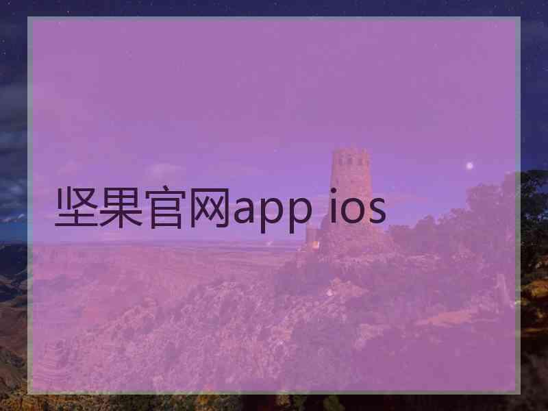 坚果官网app ios