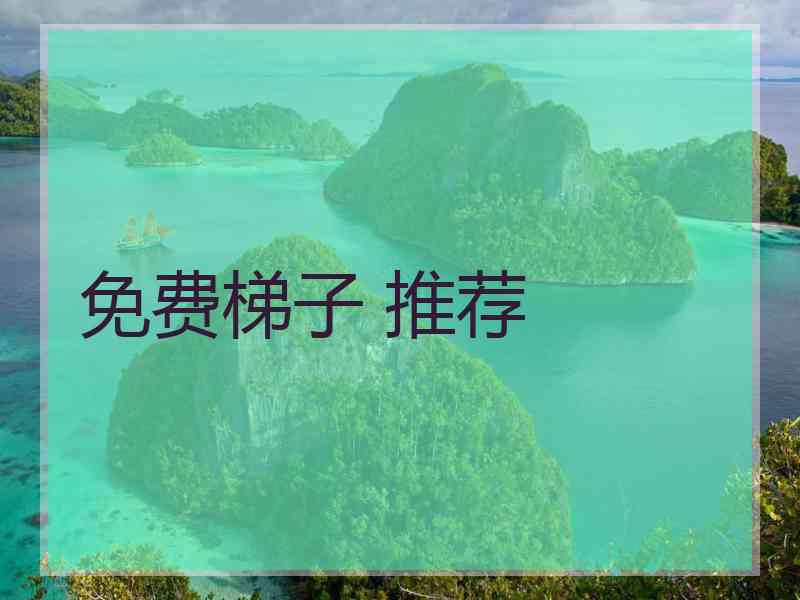 免费梯子 推荐