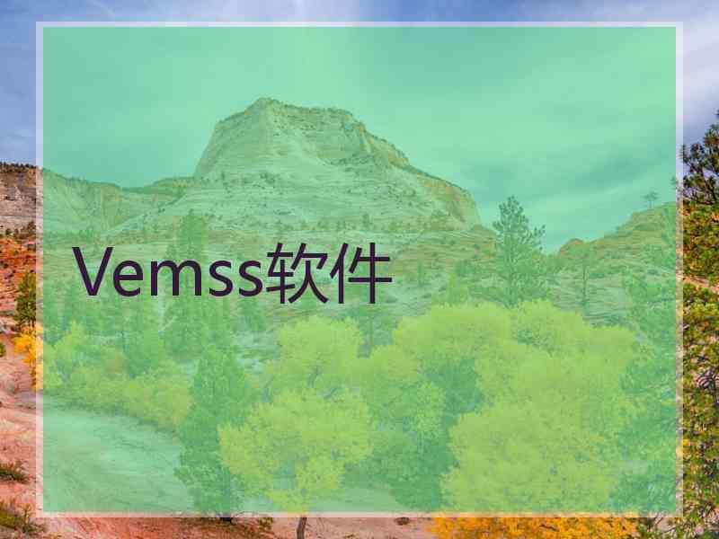 Vemss软件