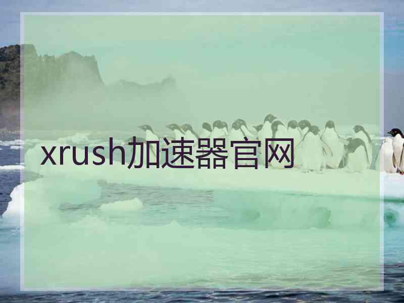 xrush加速器官网