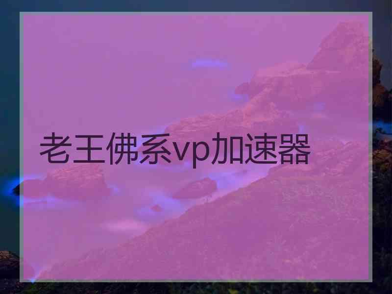 老王佛系vp加速器