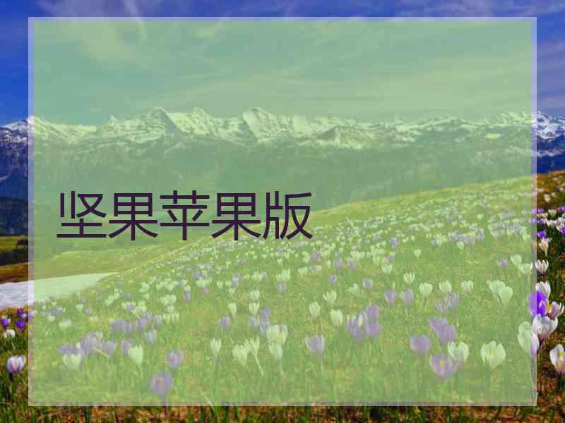 坚果苹果版