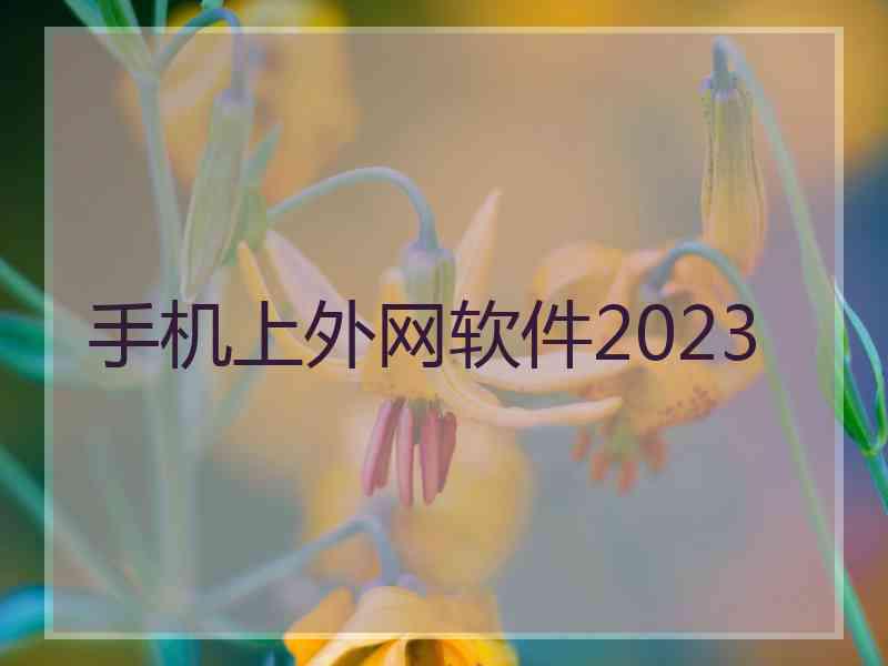 手机上外网软件2023