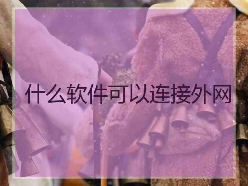 什么软件可以连接外网