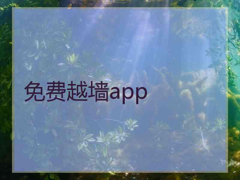 免费越墙app