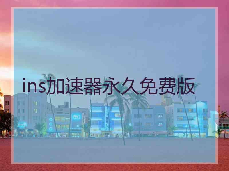 ins加速器永久免费版