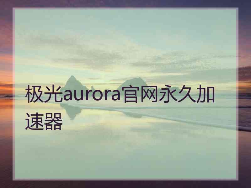 极光aurora官网永久加速器