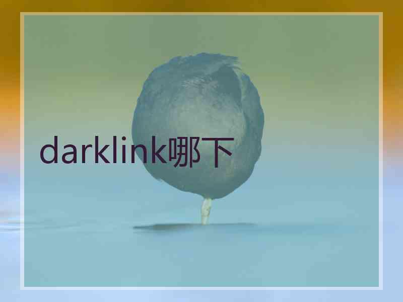 darklink哪下