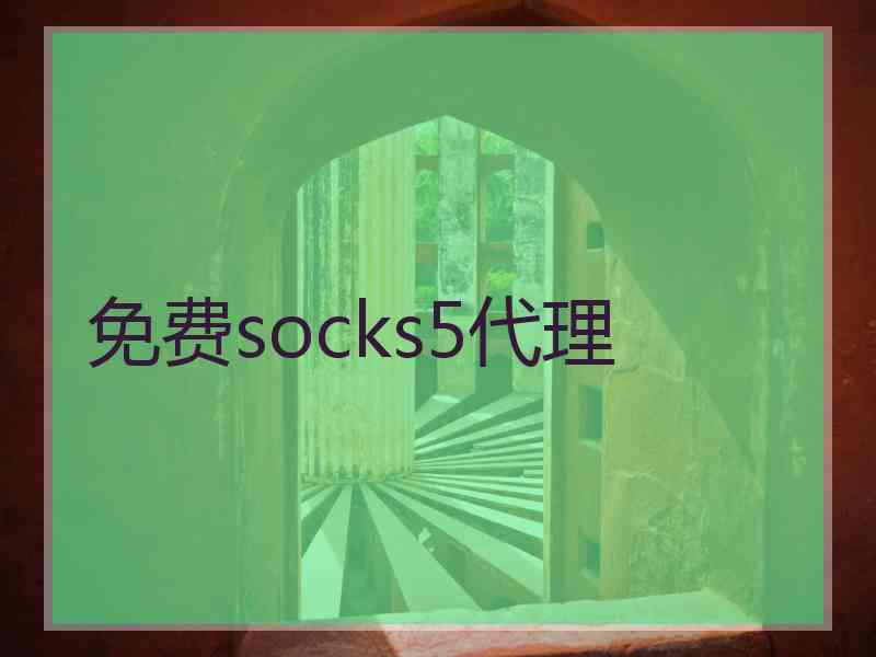 免费socks5代理