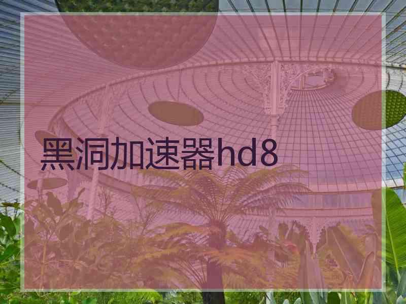 黑洞加速器hd8