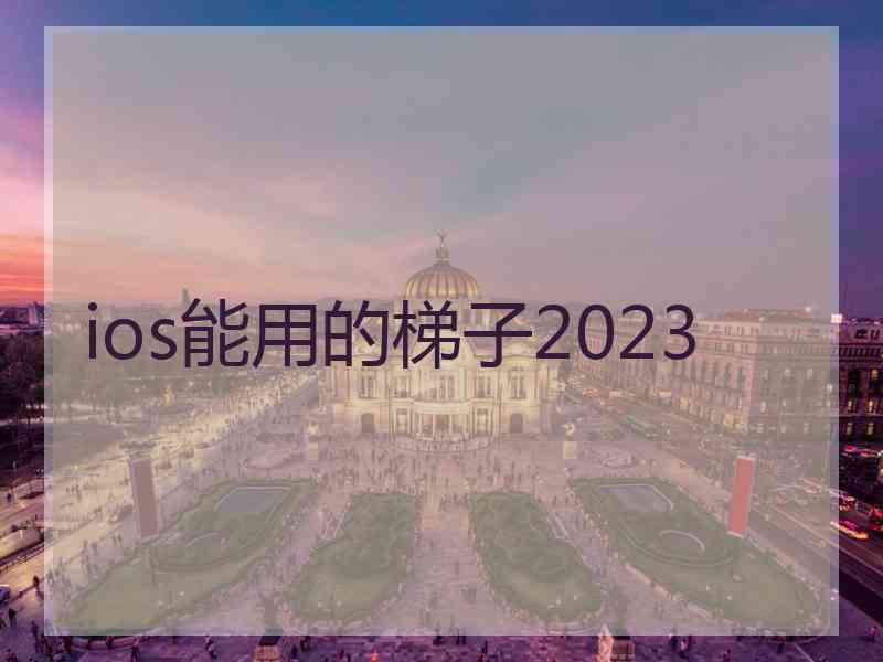 ios能用的梯子2023