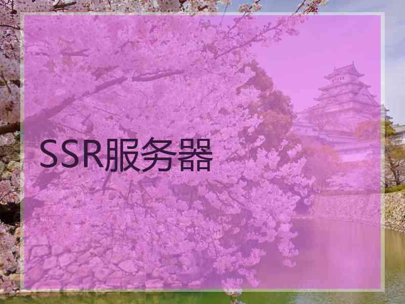 SSR服务器